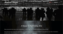 Desktop Screenshot of musicalstages.co.uk
