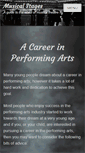 Mobile Screenshot of musicalstages.co.uk