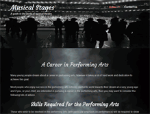 Tablet Screenshot of musicalstages.co.uk